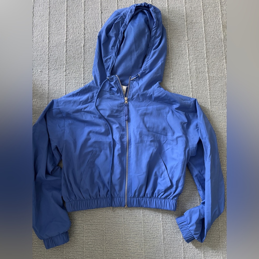 Blue Windbreaker